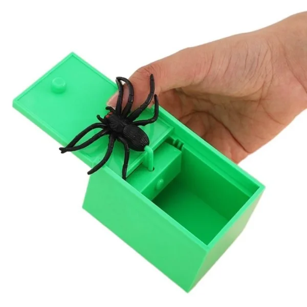 Bug Scare Toy Box Funny Spider Prank Gift for Friends and Family