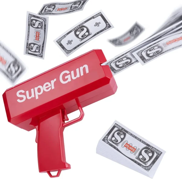 Supreme Cash Cannon Money Gun Make It Rain Money Gun Red Fashion Toy Gun