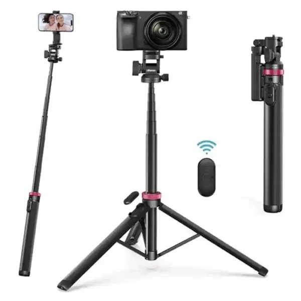 ULANZI MT78 Extendable Tripod for Phones and Cameras Lightweight, Durable and Portable for Vlogging Photography